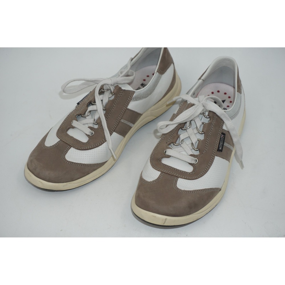 Mephisto‎ Runoff Shoes Womens Size 8.5 Taupe Leather Walking Comfort